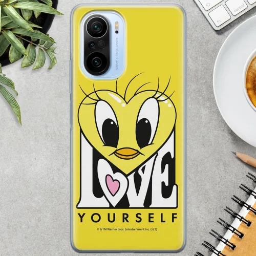 Vista 3 de ERT GROUP Funda de teléfono móvil para Xiaomi MI 11i / Redmi K40/K40 PRO/Poco F3 / F3 PRO original y oficial Looney Tunes patrón Tweety 015