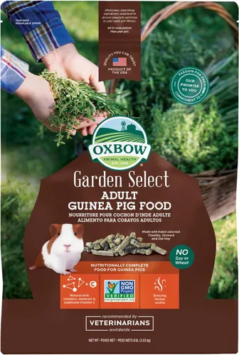 Vista 10 de Oxbow Garden Select - Alimento para conejillo de indias adulto, Heno Timothy, pellets de conejillo de indias, alta fibra para la salud digestiva