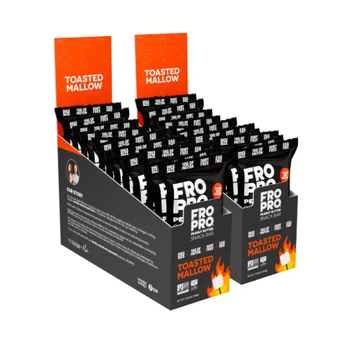 Vista 35 de FROPRO Barras de proteína vegetal – Barras de proteínas a base de plantas, totalmente naturales, sin gluten, lácteos y soja, barras altas