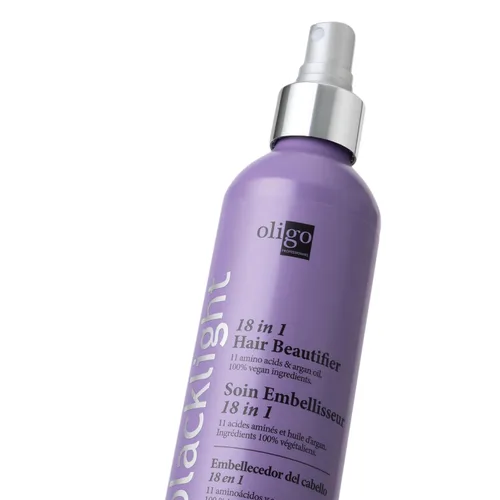 Vista 5 de Oligo Professionnel - Luz negra 18 en 1 - Embellecedor para el cabello - Anti encrespamiento - Acondicionador sin enjuague - Hidratación óptima