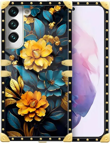 Vista 120 de Funda compatible con Samsung Galaxy S10 4G, TPU suave de lujo y parte trasera de policarbonato duro para niñas y mujeres, funda protectora a prueba