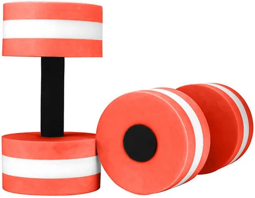 Vista 6 de Water Dumbbells, Set of 2 Aquatic Exercise Dumbell, Water Aerobic Exercise Foam Dumbbells Pool Resistance for Men Women Weight Loss Water Sports