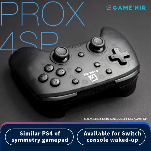 Vista 2 de GAMENIR PROX-4SP Wireless pro Controller for Nintendo Switch OLED PC STEAM good battery life and buttons feel Gift for PS Player NS Pro Paddle