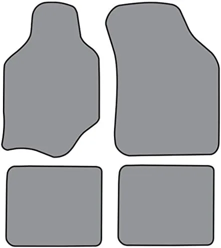 Vista 3 de Alfombrilla completa con patrón Cutpile para Mazda 626 1988-1992 (negro)