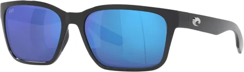 Vista 2 de Costa - Gafas de sol para mujer, montura negra, lentes de espejo azul, 2.244 in