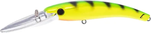 Vista 10 de Bill Lewis Pesca Lipless Realista Trolling Preciso Walleye Crankbait Lite con dos grandes Mustad Triple Grips BH Wonderbread en blanco