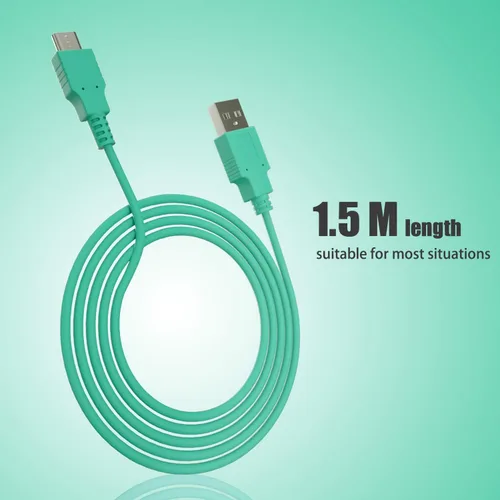 Vista 2 de ECHZOVE Cargador compatible con Nintendo Switch, cable de carga compatible con el modelo OLED de Nintendo Switch, cable de carga compatible