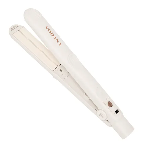 Vista 12 de VODANA Plancha de pelo profesional de cerámica de 1 pulgada, acabado suave y sedoso y control de encrespamiento para todo tipo de cabello, placas
