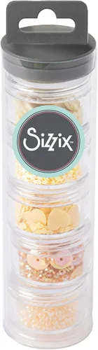 Vista 8 de Sizzix Lentejuelas y cuentas, paquete de 5, pantuflas de ballet (cuentas)