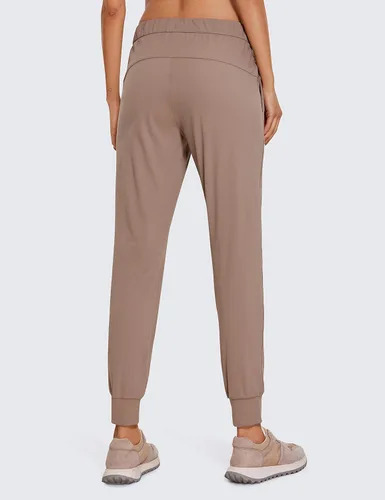 Vista 2 de CRZ YOGA - Pantalones deportivos elásticos de 4 vías para mujer de 27 pulgadas pantalones deportivos para correr viajes descanso pantalones
