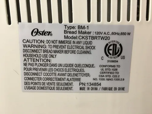 Vista 2 de Kit de sellado de sartén para modelos Oster para hacer pan CKSTBRTW20 CKSTBRTW20-NP