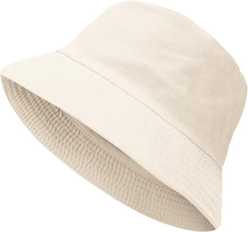 Vista 15 de PFFY Bucket Hat for Women Men Cotton Summer Sun Beach Fishing Cap