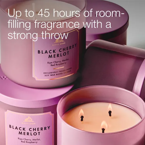 Vista 5 de Bath and Body Works Black Cherry Merlot - Vela perfumada