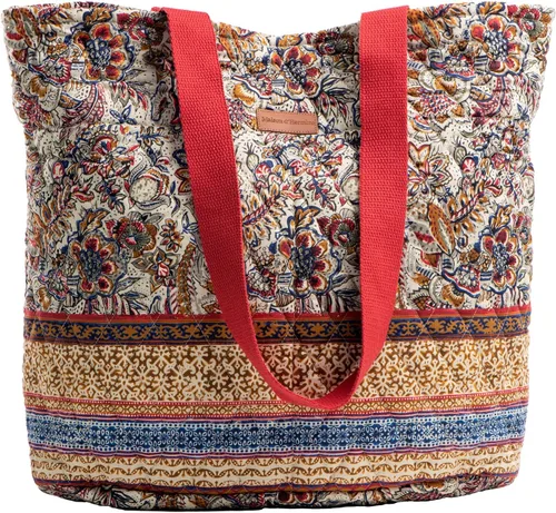 Vista 57 de Bolsas de compras Maison d' Hermine Bolsa de lona acolchada con bolsillos con cremallera Bolso pequeño reutilizable Bolsa de comestibles