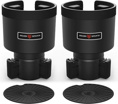 Vista 13 de SEVEN SPARTA Paquete de 2 soportes expansores de portavasos para automóvil, base ajustable, compatible con Yeti de 20/26/30 onzas, Hydro Flasks