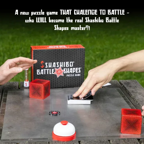Vista 4 de SHASHIBO Bundle - Shashibo Battle Shapes Magnetizing Puzzle Juego y Holográfico - Solar