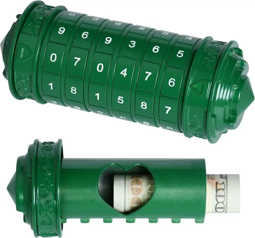 Vista 12 de CoEjokno Da Vinci Code Numeric Cryptex Caja de Rompecabezas de Dinero para Regalo en Efectivo, Caja de Joyería con Compartimento Oculto, Regalo