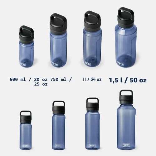 Vista 5 de YETI Botella de agua Yonder con tapa Yonder Chug, ligera, a prueba de fugas y sin BPA