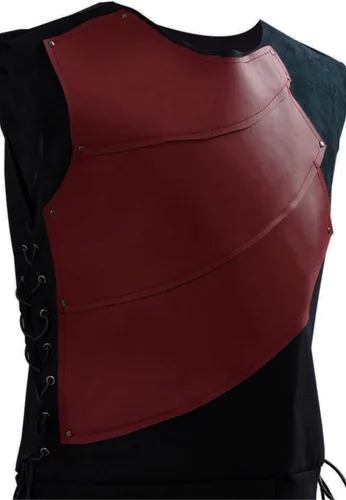 Vista 4 de Chaleco victoriano medieval para hombre, chaleco renacentista sin mangas