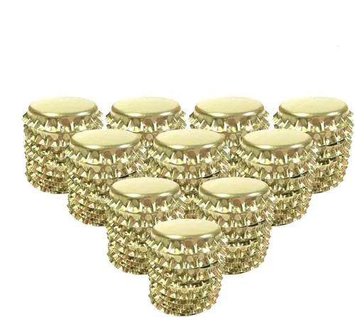Vista 15 de HAWORTHS - 100 unidades de coronas para botellas, tapas decorativas de doble cara, calcomanías impresas para botellas para lazos para el cabello