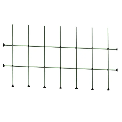 Vista 3 de Side and Bottom Lab Frame Monkey Bars Stand Kit (Aluminum, 4 Foot)