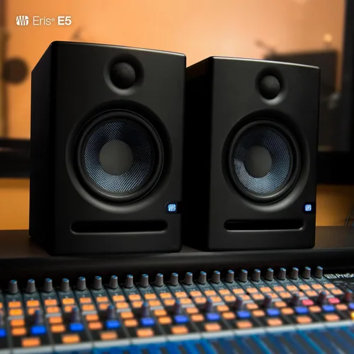Vista 2 de PreSonus Eris E5 Par de monitores de estudio de campo cercano de 5.25" de 2 vías
