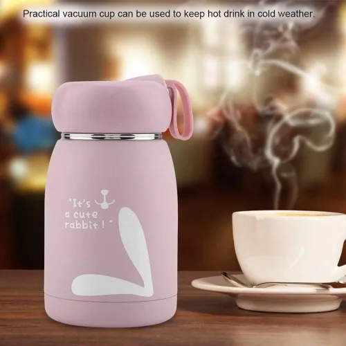 Vista 4 de Taza de vacío, doble pared aislada de agua, taza de viaje de acero inoxidable, taza de café reutilizable para el hogar ()