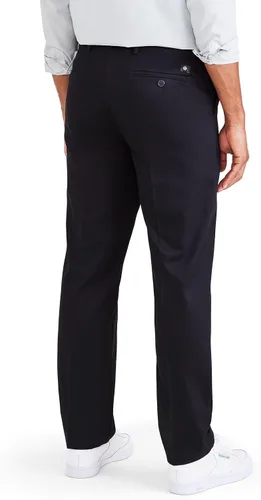 Vista 3 de Dockers Pantalones de corte recto para hombre, color caqui sin hierro con protección contra manchas