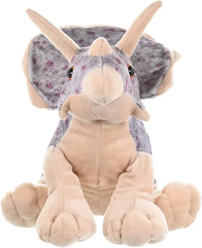 Vista 2 de Wild Republic CK-mini Triceratops Animal de peluche de 8 pulgadas , 12", Multicolor