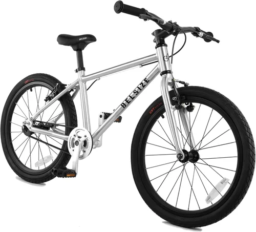 Vista 8 de A11N SPORTS BELSIZE - Bicicleta para niños de 20 pulgadas, bicicleta ligera de aleación de aluminio (solo 14.82 libras) para niños de 7 a 10 años