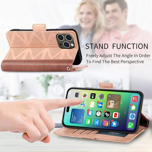 Vista 3 de Funda compatible con Xiaomi Poco X3 GT, tarjetero, compatible con Redmi Note 10 Pro (China) 5G de piel sintética con cierre magnético, color rosa