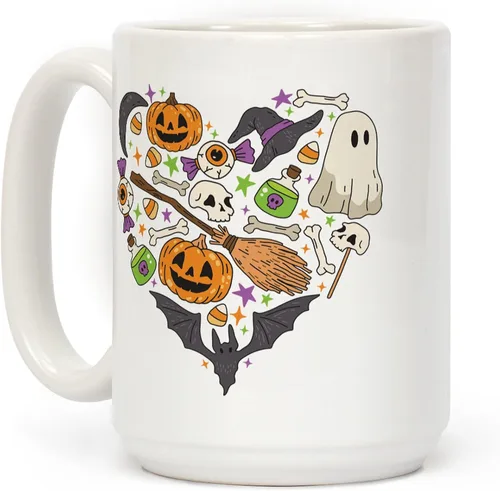 Vista 29 de LookHUMAN Tazas de Halloween Taza de café de Halloween - Tazas de café para decoración ideales para amantes y entusiastas de la decoración - Taza
