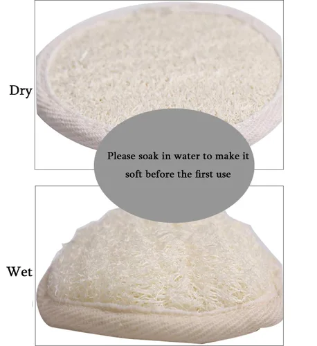 Vista 3 de Esponja de esponja de esponja exfoliante de limpieza facial, 10 paquetes de esponja natural limpiador facial limpiador grande para hombres
