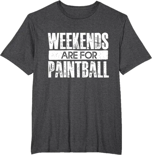 Vista 11 de Weekends Are For Paintball - Camiseta de paintballer, Negro
