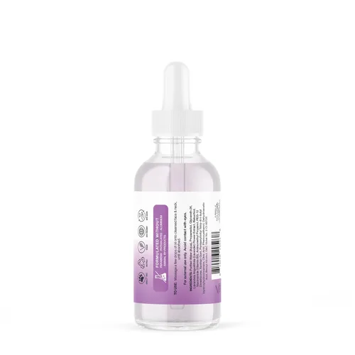 Vista 2 de Suero renovador para la piel con lavanda marina y bakuchiol, antienvejecimiento, reafirmante y suavizante, suero facial para líneas finas y arrugas