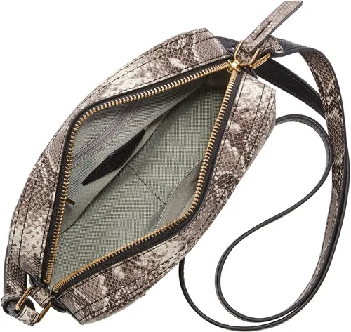 Vista 3 de Fossil Liza Eco - Bolso bandolera de piel para mujer, Pyton natural