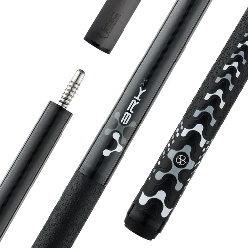 Vista 2 de Poison by Predator VX Jump/Break Cue con eje de fibra de carbono Venom y caja de taco - Negro/Gris
