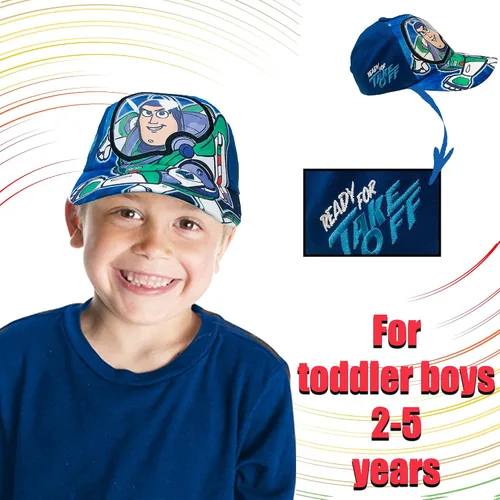 Vista 3 de Disney Pixar Toy Story 4 Buzz Lightyear - Gorra de béisbol para niños