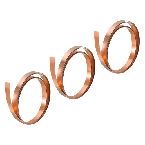 Vista 13 de uxcell Rollo de hoja de cobre, placa 3,280.8 ft m x 16.4 ft m x 1.6 ft m de la hoja del metal