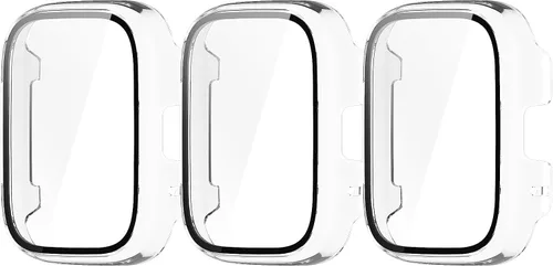 Vista 14 de Funda protectora de pantalla de reloj de cobertura completa para PC (para Xiaomi Redmi Watch 3 Active) / (Watch 3 Lite), accesorios para reloj Negro
