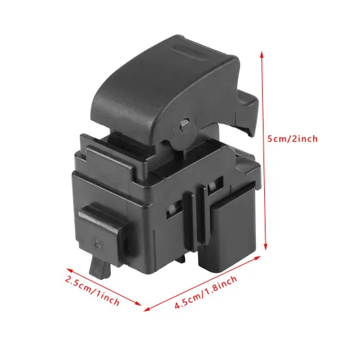 Vista 6 de B07S2Drykt, Interruptor de ventana - Terisass Interruptor de ventana 84810-0K010 Auto Power Single Window Interruptor de control eléctrico para Vigo