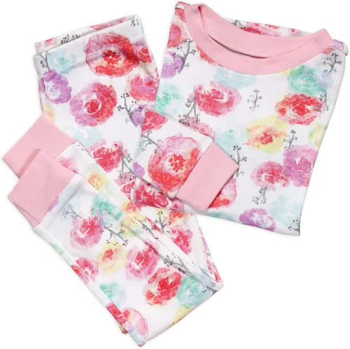 Vista 3 de HonestBaby Multipack 2-Piece Pajamas Sleepwear Pjs 100% Organic Cotton for Infant Baby and Toddler Girls