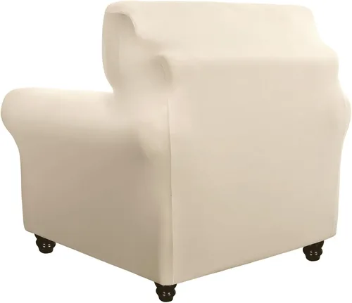 Vista 9 de SearchI Funda elástica para sofá, funda para sillón de 2 piezas con funda de cojín separada para silla, protector de muebles lavable para sala