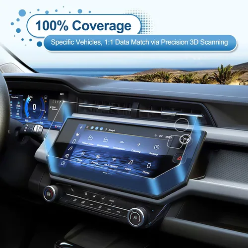Vista 5 de Protector de pantalla Chevy Bolt 2027 para Chevy Bolt (LT/RS) Pantalla táctil diagonal de 11.3 pulgadas, vidrio templado 9H 2027 Bolt EV, accesorios