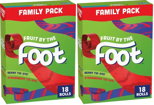 Vista 9 de Fruit by the Foot Snacks con sabor a frutas, Starburst, paquete variado, 6 unidades (paquete de 8)