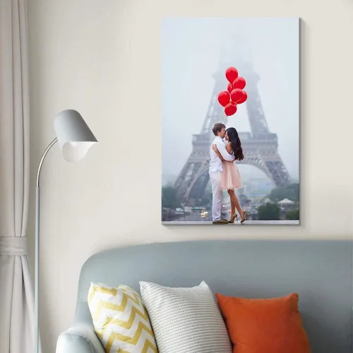 Vista 3 de NWT Impresiones de lienzo personalizadas con tus fotos, ideas de aniversario, imágenes de lienzo personalizadas para pared para imprimir enmarcadas