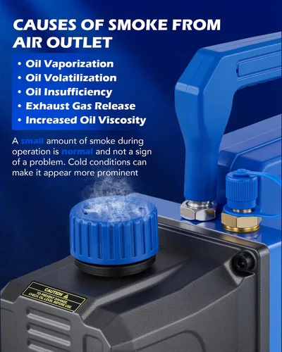 Vista 8 de OMT 5 Gal Vacuum Chamber & 3.5 CFM Pump Kit for Resin Degas, Blue Azul