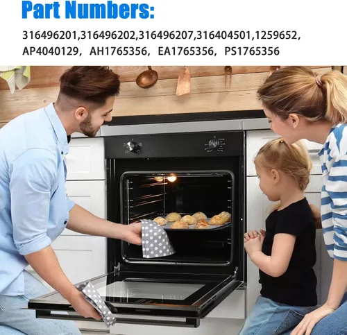 Vista 5 de Parrilla de Horno de Rango Mejorada 31649620 para Horno GE, 24.2 x 16 Pulgadas, Parrilla de Horno de Repuesto AP4040129, 316496207, 316404501