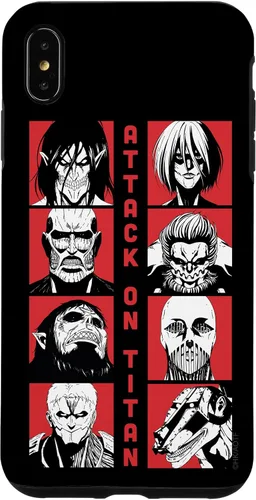 Vista 11 de Attack on Titan Funda Titan Lineup de temporada 4 para iPhone 17