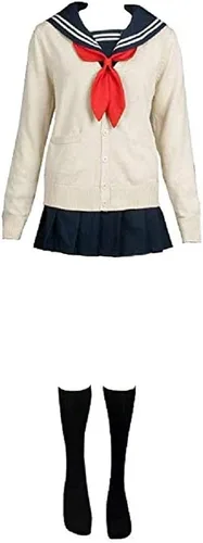 Vista 2 de Cosplay Life My Hero Academia Himiko Toga Villano Cosplay Disfraz Boku No Hero Academia Anime Personaje Merch Unisex Adulto